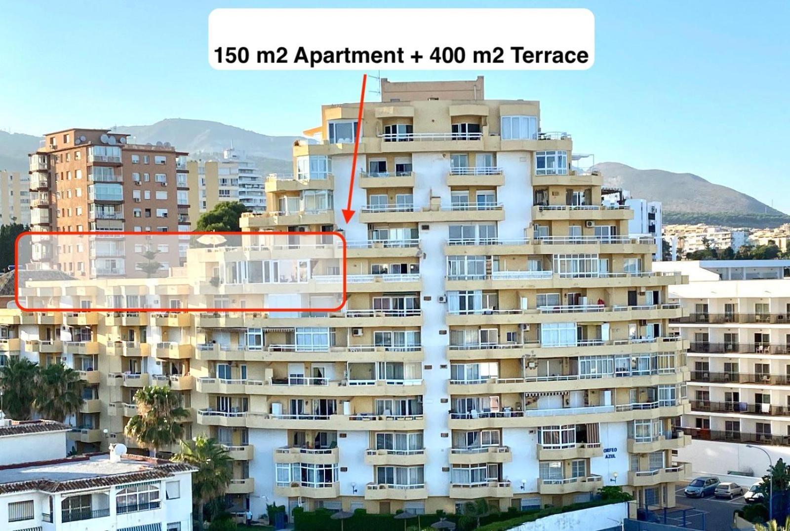 550 M2 Luxury Penthouse - Jacuzzi, Golf & Beach Benalmádena Exteriör bild